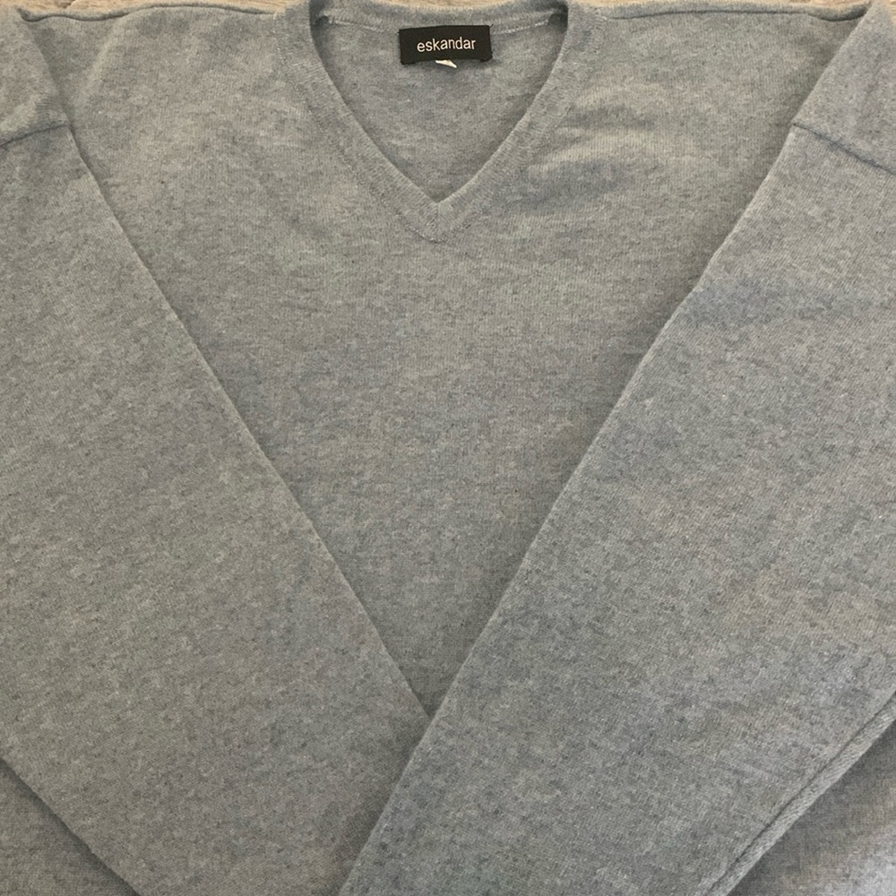 Eskandar blue size 1 cashmere sweater